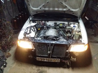 Первый мотор был 3.6 v8. Это уже abz..