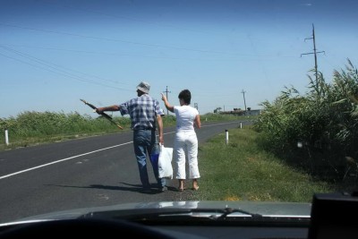 попытка разведать дорогу через лиманы и камыши .