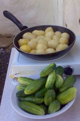Картошечка и огурки