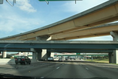 Одна из развязок High-way Флорида.