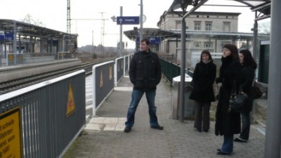 ждем электричку на Берлин