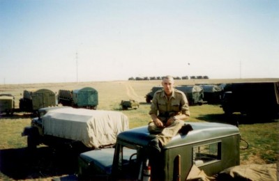 перед маршем по степи...