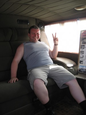 VIP - РАФик. Сделан на заказ для обслуживания Тульской филармонии.