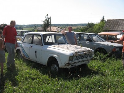 Боевой раллийный Москвич. В данный момент не на ходу.