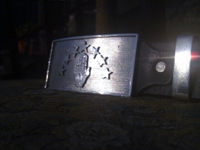 Вот и мой ремень - только сейчас он чернённый...