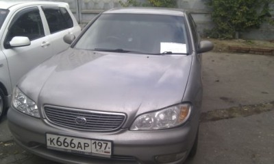 Единственная фотография Cefiro 2.5 210 л.с в тот день, когда у меня украли задние регистрационные знаки