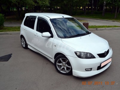 Mazda Demio 1.5 113 л.с <br />Покупалась для жены, но она что-то не особо хочет вообще водить)