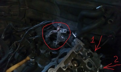 место 1 или 2? Если правильно помню - сзади левой головы где-то рядом с датчиком холла