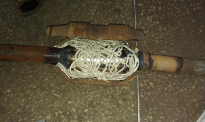 вставил и обварил в корпусе ката.