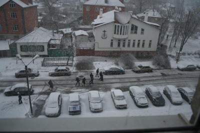 вид из теплого окна
