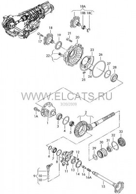 Главная передача 5НР-24